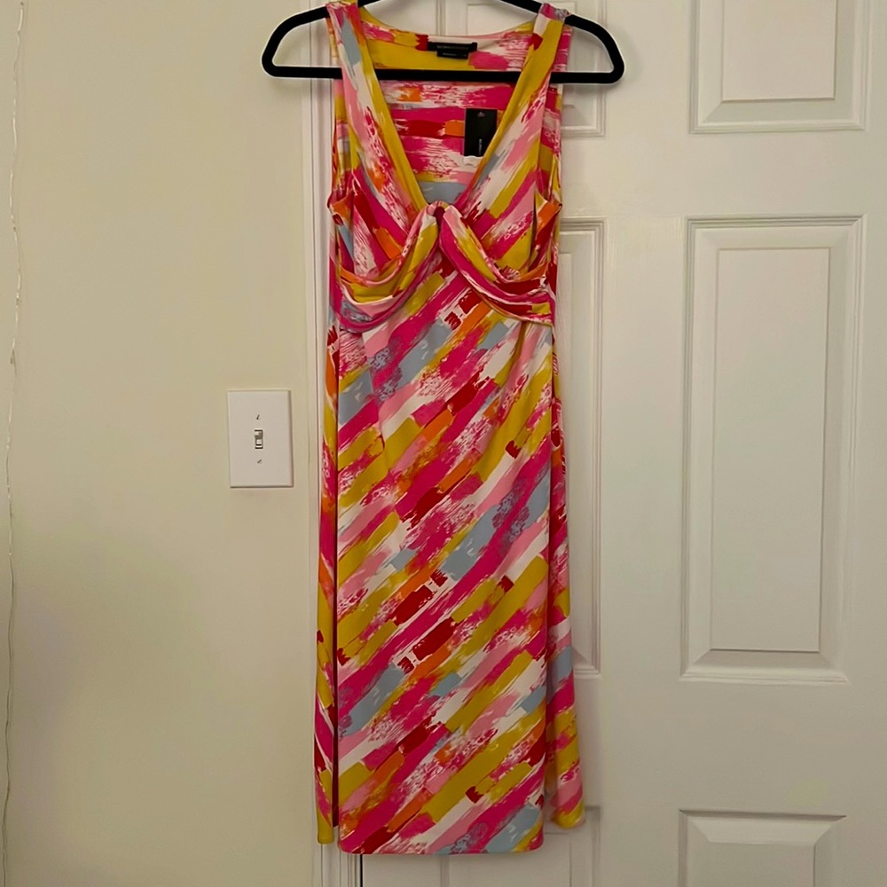 BCBG Maxaxria Retro Midi Dress